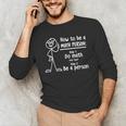 How To Be A Math Person Math Teacher Men's Long Sleeve T-Shirt, novelty gifts, funny gifts How To Be A Math Person Math Teacher Men's Long Sleeve T-Shirt, novelty gifts, funny gifts