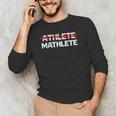 Mathlete For Math Team Students Algebra Math Teacher Men's Long Sleeve T-Shirt, novelty gifts, funny gifts