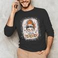 Messy Bun Spooky Teacher Bleached Halloween Teachers Men's Long Sleeve T-Shirt, novelty gifts, funny gifts Messy Bun Spooky Teacher Bleached Halloween Teachers Men's Long Sleeve T-Shirt, novelty gifts, funny gifts