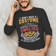 Middle School English Teacher Halloween Costume For Men Women Men's Long Sleeve T-Shirt, novelty gifts, funny gifts Middle School English Teacher Halloween Costume For Men Women Men's Long Sleeve T-Shirt, novelty gifts, funny gifts