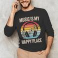 Music For Men Women Music Teacher Music Lover Men's Long Sleeve T-Shirt, novelty gifts, funny gifts