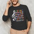 Music Teacher Kid National Hispanic Heritage Month Men's Long Sleeve T-Shirt, novelty gifts, funny gifts Music Teacher Kid National Hispanic Heritage Month Men's Long Sleeve T-Shirt, novelty gifts, funny gifts