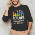 On The Nice List Christmas Math Teacher Women Men Men's Long Sleeve T-Shirt, novelty gifts, funny gifts On The Nice List Christmas Math Teacher Women Men Men's Long Sleeve T-Shirt, novelty gifts, funny gifts