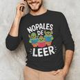 Nopales De Leer Bilingual Teacher Maestra Spanish Teacher Men's Long Sleeve T-Shirt, novelty gifts, funny gifts Nopales De Leer Bilingual Teacher Maestra Spanish Teacher Men's Long Sleeve T-Shirt, novelty gifts, funny gifts
