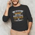 Not Superhero But Middle School Teacher For Men Women Men's Long Sleeve T-Shirt, novelty gifts, funny gifts Not Superhero But Middle School Teacher For Men Women Men's Long Sleeve T-Shirt, novelty gifts, funny gifts