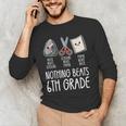 Nothing Beats 6th Grade Back To School Kids Teachers Men's Long Sleeve T-Shirt, novelty gifts, funny gifts Nothing Beats 6th Grade Back To School Kids Teachers Men's Long Sleeve T-Shirt, novelty gifts, funny gifts