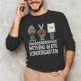 Nothing Beats Kindergarten Back To School Kids Teacher Men's Long Sleeve T-Shirt, novelty gifts, funny gifts Nothing Beats Kindergarten Back To School Kids Teacher Men's Long Sleeve T-Shirt, novelty gifts, funny gifts