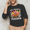 One Thankful Teacher Turkey Thanksgiving Teaching Men's Long Sleeve T-Shirt, novelty gifts, funny gifts One Thankful Teacher Turkey Thanksgiving Teaching Men's Long Sleeve T-Shirt, novelty gifts, funny gifts