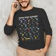 Outer Space Alphabet Kindergarten Teachers 1st Day Of School Men's Long Sleeve T-Shirt, novelty gifts, funny gifts