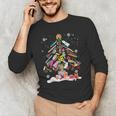 Paintbrush Christmas Tree Decor Xmas For Artist Art Teacher For Men Women Men's Long Sleeve T-Shirt, novelty gifts, funny gifts Paintbrush Christmas Tree Decor Xmas For Artist Art Teacher For Men Women Men's Long Sleeve T-Shirt, novelty gifts, funny gifts