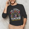Hispanic Heritage Month One Thankful Teacher Rainbow Men's Long Sleeve T-Shirt, novelty gifts, funny gifts