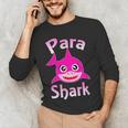 Para Shark Paraprofessional Female Teacher Men's Long Sleeve T-Shirt, novelty gifts, funny gifts