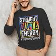 Paraprofessional Straight Outta Energy Teacher Life For Men Women Men's Long Sleeve T-Shirt, novelty gifts, funny gifts