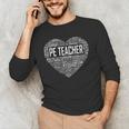 PE Physical Education Teacher PEAppreciation Coach Men's Long Sleeve T-Shirt, novelty gifts, funny gifts