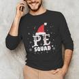 PE Squad Christmas PE Teacher Matching Xmas Men's Long Sleeve T-Shirt, novelty gifts, funny gifts PE Squad Christmas PE Teacher Matching Xmas Men's Long Sleeve T-Shirt, novelty gifts, funny gifts