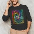 PE Teacher Phys Ed Tie Dye Physical Education Appreciation Men's Long Sleeve T-Shirt, novelty gifts, funny gifts PE Teacher Phys Ed Tie Dye Physical Education Appreciation Men's Long Sleeve T-Shirt, novelty gifts, funny gifts