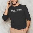 Physics Teacher Physics Teacher For Men Women Girls Kids Men's Long Sleeve T-Shirt, novelty gifts, funny gifts Physics Teacher Physics Teacher For Men Women Girls Kids Men's Long Sleeve T-Shirt, novelty gifts, funny gifts