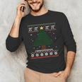 Pi Tree Christmas Math Teacher Ugly Sweater Men Women Kids Men's Long Sleeve T-Shirt, novelty gifts, funny gifts