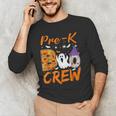 Pre K Boo Crew Teacher Student Halloween Pre Kindergarten Men's Long Sleeve T-Shirt, novelty gifts, funny gifts