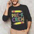 Pre-K Crew PreK Teachers Back To School Men's Long Sleeve T-Shirt, novelty gifts, funny gifts Pre-K Crew PreK Teachers Back To School Men's Long Sleeve T-Shirt, novelty gifts, funny gifts