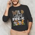 Pre-k Teacher Kids Back To School Wild About Pre-k Men's Long Sleeve T-Shirt, novelty gifts, funny gifts Pre-k Teacher Kids Back To School Wild About Pre-k Men's Long Sleeve T-Shirt, novelty gifts, funny gifts