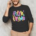 Preppy Fifth Grade Back To School 5th Grade Teacher Girl Boy Men's Long Sleeve T-Shirt, novelty gifts, funny gifts