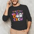 Preschool Boo Crew Preschool Halloween Costume Teacher Kid Men's Long Sleeve T-Shirt, novelty gifts, funny gifts
