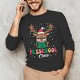 Preschool Crew Xmas Reindeer Teacher Student Christmas Men's Long Sleeve T-Shirt, novelty gifts, funny gifts Preschool Crew Xmas Reindeer Teacher Student Christmas Men's Long Sleeve T-Shirt, novelty gifts, funny gifts