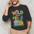 Preschool Teacher Kids Back To School Wild About Pre-K Men's Long Sleeve T-Shirt, novelty gifts, funny gifts