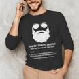 Professor Ancient Teaching Education Bearded History Teacher Men's Long Sleeve T-Shirt, novelty gifts, funny gifts