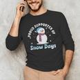 Proud Supporter Of Snow Days Teacher Men's Long Sleeve T-Shirt, novelty gifts, funny gifts Proud Supporter Of Snow Days Teacher Men's Long Sleeve T-Shirt, novelty gifts, funny gifts