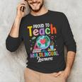 Proud To Teach Multilingual Learner ESL English Teacher Men's Long Sleeve T-Shirt, novelty gifts, funny gifts Proud To Teach Multilingual Learner ESL English Teacher Men's Long Sleeve T-Shirt, novelty gifts, funny gifts