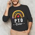 PTO Crew Parent School Volunteer Board Mom Parent Teacher Men's Long Sleeve T-Shirt, novelty gifts, funny gifts PTO Crew Parent School Volunteer Board Mom Parent Teacher Men's Long Sleeve T-Shirt, novelty gifts, funny gifts