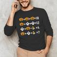 Pumpkin Ghost Equation Math Teacher Halloween Costume Men's Long Sleeve T-Shirt, novelty gifts, funny gifts Pumpkin Ghost Equation Math Teacher Halloween Costume Men's Long Sleeve T-Shirt, novelty gifts, funny gifts