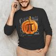 Pumpkin Pie Halloween Thanksgiving Math Teacher Pi Day Men's Long Sleeve T-Shirt, novelty gifts, funny gifts Pumpkin Pie Halloween Thanksgiving Math Teacher Pi Day Men's Long Sleeve T-Shirt, novelty gifts, funny gifts