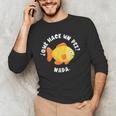 Que Hace Un Pez Nada Spanish Teacher Bilingual Teacher Dual Men's Long Sleeve T-Shirt, novelty gifts, funny gifts