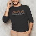 Rainbow Parents As Teachers Early Childhood Educator PAT Men's Long Sleeve T-Shirt, novelty gifts, funny gifts