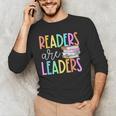 Readers Are Leaders Reading Book Lovers Teacher Women Kids Men's Long Sleeve T-Shirt, novelty gifts, funny gifts Readers Are Leaders Reading Book Lovers Teacher Women Kids Men's Long Sleeve T-Shirt, novelty gifts, funny gifts