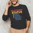 Relationship Status Single Married Hot Teacher Men's Long Sleeve T-Shirt, novelty gifts, funny gifts Relationship Status Single Married Hot Teacher Men's Long Sleeve T-Shirt, novelty gifts, funny gifts