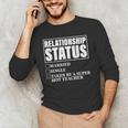 Relationship Status Taken By Super Hot Teacher Men's Long Sleeve T-Shirt, novelty gifts, funny gifts
