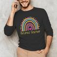 Retired Teacher Rainbow Men's Long Sleeve T-Shirt, novelty gifts, funny gifts Retired Teacher Rainbow Men's Long Sleeve T-Shirt, novelty gifts, funny gifts