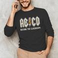 Retro Abcd Teacher Novelty Back To School Teacher Men's Long Sleeve T-Shirt, novelty gifts, funny gifts Retro Abcd Teacher Novelty Back To School Teacher Men's Long Sleeve T-Shirt, novelty gifts, funny gifts