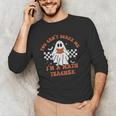 Retro You Can't Scare Me I'm A Math Teacher Cute Ghost Women Men's Long Sleeve T-Shirt, novelty gifts, funny gifts Retro You Can't Scare Me I'm A Math Teacher Cute Ghost Women Men's Long Sleeve T-Shirt, novelty gifts, funny gifts