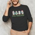 Retro Christmas Snowman FCS Teacher Family Consumer Science Men's Long Sleeve T-Shirt, novelty gifts, funny gifts Retro Christmas Snowman FCS Teacher Family Consumer Science Men's Long Sleeve T-Shirt, novelty gifts, funny gifts