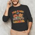 Retro Fall In Love With Learning Autumn Pumpkin Teachers Men's Long Sleeve T-Shirt, novelty gifts, funny gifts Retro Fall In Love With Learning Autumn Pumpkin Teachers Men's Long Sleeve T-Shirt, novelty gifts, funny gifts