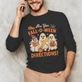 Retro Are You Fall O Ween Directions Ghost Teacher Spooky Men's Long Sleeve T-Shirt, novelty gifts, funny gifts Retro Are You Fall O Ween Directions Ghost Teacher Spooky Men's Long Sleeve T-Shirt, novelty gifts, funny gifts