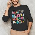 Retro Play Is Learning Kindergarten Teacher Team Women Men's Long Sleeve T-Shirt, novelty gifts, funny gifts Retro Play Is Learning Kindergarten Teacher Team Women Men's Long Sleeve T-Shirt, novelty gifts, funny gifts