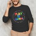 Retro Play Is Learning Teacher Back To School Men's Long Sleeve T-Shirt, novelty gifts, funny gifts Retro Play Is Learning Teacher Back To School Men's Long Sleeve T-Shirt, novelty gifts, funny gifts