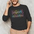 Retro School Counselor Counseling Teacher Appreciation Men's Long Sleeve T-Shirt, novelty gifts, funny gifts