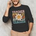 Retro Teacher Daisy Colorful Elementary School Teacher Men's Long Sleeve T-Shirt, novelty gifts, funny gifts Retro Teacher Daisy Colorful Elementary School Teacher Men's Long Sleeve T-Shirt, novelty gifts, funny gifts